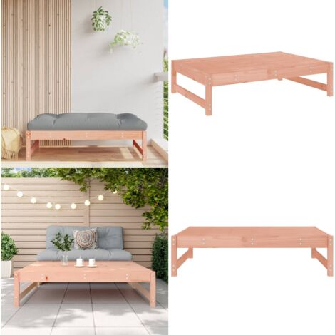 Poggiapiedi da Giardino 120x80 cm in Legno Massello di Douglas - Soggiorno da giardino - Ombrellone da giardino