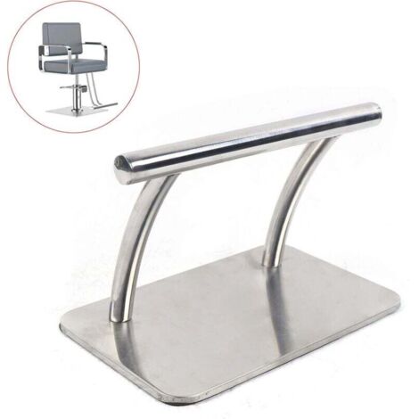 Poggiapiedi in acciaio inox, poggiapiedi mobile professionale, 30 x 19 x 18 cm, parti del pedale per parrucchieri, centri estetici, centri benessere, centri per unghie, centri massaggi, poltrone da sa