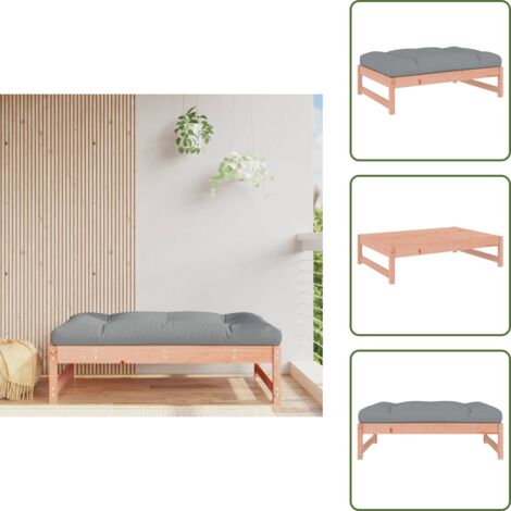 Poggiapiedi in Douglas - vidaXL Poggiapiedi da Giardino 120x80 cm in Legno Massello di Douglas -