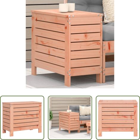 Poggiapiedi in legno -  Poggiapiedi da Giardino 62x31,5x52 cm Legno Massello di Douglas