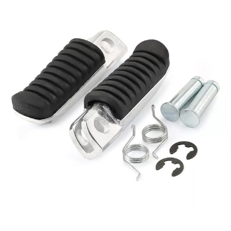 Poggiapiedi passeggero, poggiapiedi posteriori e barra poggiapiedi passeggero per motociclette Kawasaki ZZR1100, Z1000/750 e ZX9R.