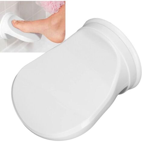 Poggiapiedi per doccia - Sgabello per doccia per radersi le gambe - Con potenti ventose e installazione senza trapano, pedale per il bagno per casa, camera degli studenti, spa