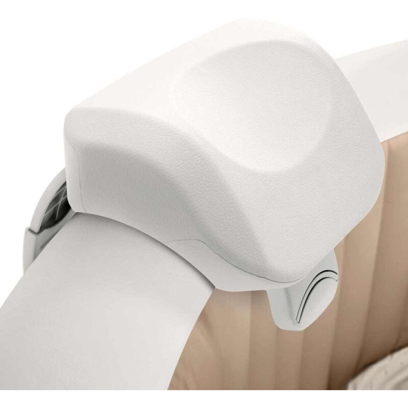 Poggiatesta Premium PureSpa Bianco 28x23x17 cm in Schiuma INTEX