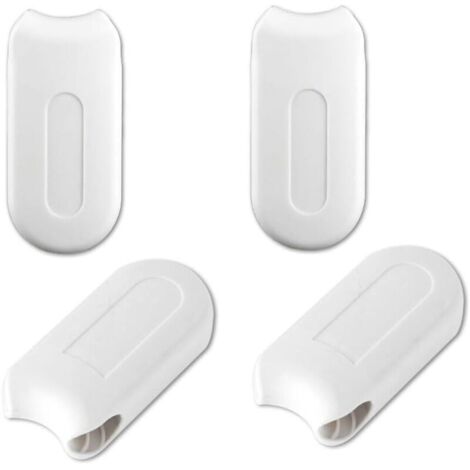Poids Cordon Rideau 4 Pièces Poids de chaîne pour Stores à Enrouleur Accessoires de Store en Plastique Cordon Poids Rechange Blanc Poignées de Stores Cordon Stores Poids Chaîne