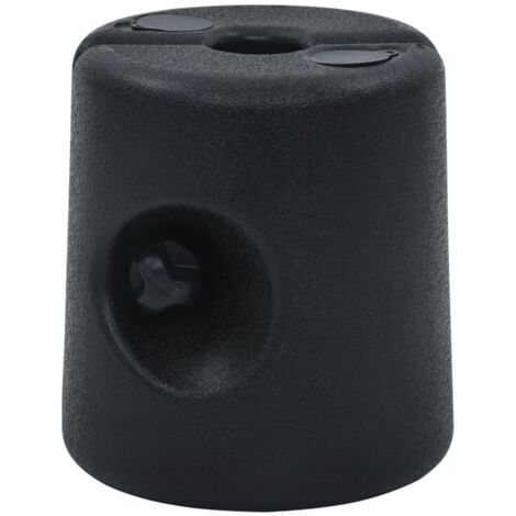 Poids de tonnelle 4 pcs PE Noir CFW66500