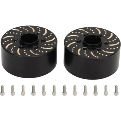 Poids d'équilibrage en laiton pour jantes Beadlock de 1,9 à 2,2 pouces (18,5 mm) avec adaptateur hexagonal à 6 trous.