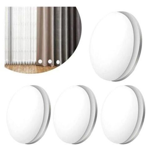 Poids Magnétiques pour Rideau de Douche - 4 Paires, Fixation Solide et Étanche, Idéal pour Rideaux et Nappes