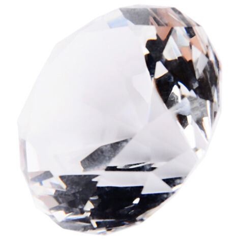 Poids-papier en Cristal Taille Diamant 40mm, Décoration de Mariage et Maison, Cadeau Élégant