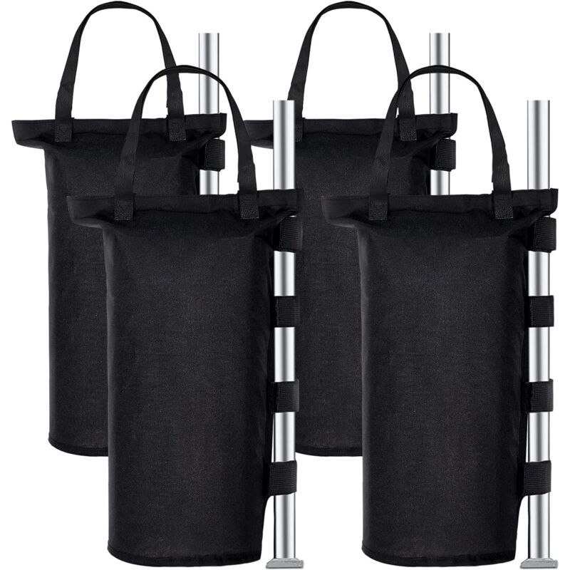 Poids Tonnelle Industrielle 1680D, Jeu de 4 Poids pour Tonnelle, Revêtement Intérieur en pvc, Sac de Sable pour Tonnelle pour Tente Pop-up, Auvent ou