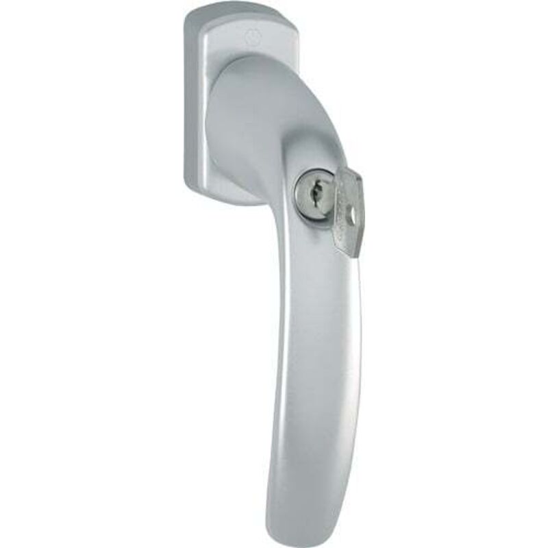 Hoppe - Poignée de fenêtre ny 0810S/U10 Alu.F8707/brun foncé 35mm verrouillé - 3286374