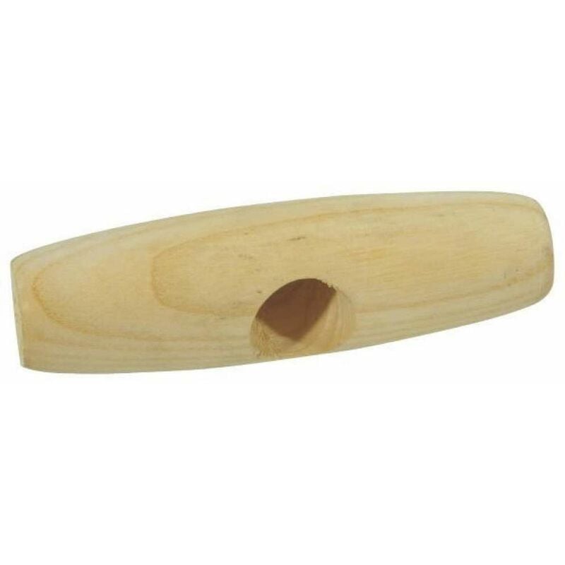 Poignée bois en t avec trou ouverture conique pour manche outils de jardin pioche pelle beche canne râteau balai hache louchet faux