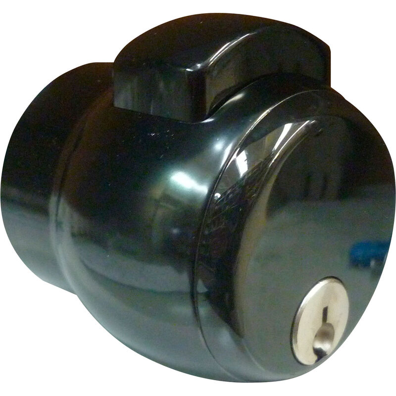 Meroni - bouton premiapri 13NE poignA e noire pour portes de salle de bain