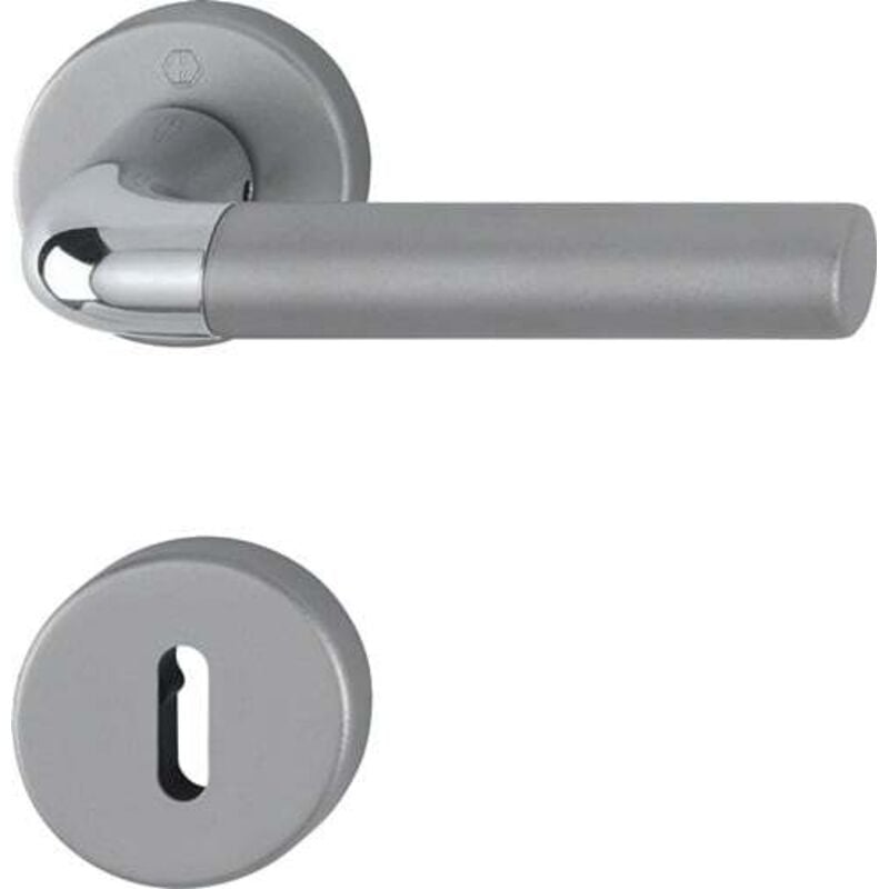 Grille de rosace Brême 1505/42KV/42KVS Alu.F49/F9-2 rd.OB din l/r d/d - 3887719 - Hoppe