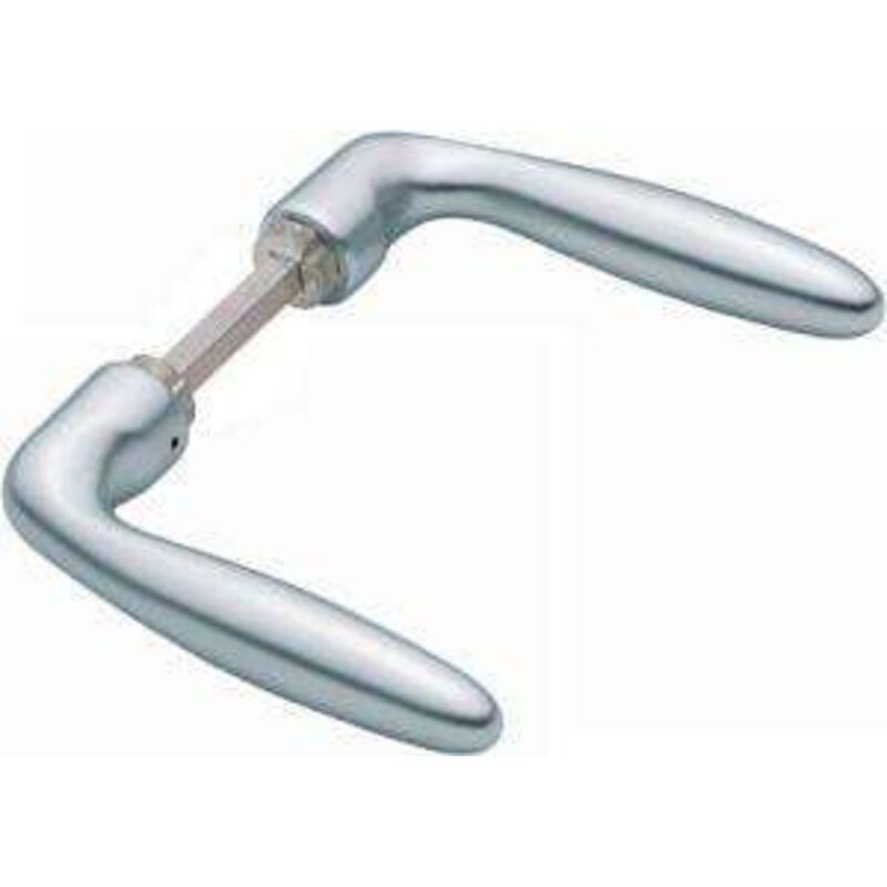 Hoppe Paire de béquilles de porte Verona 1510 Alu.F1 sans rosaces vk 8mm - 2799952