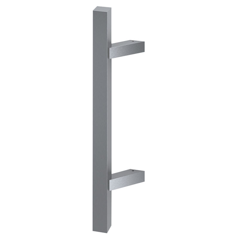 Poignée de tirage carrée inox supports inclinés - Entraxe (mm) : 300 - Finition : Inox 304 - Longueur (mm) : 500 - forlock