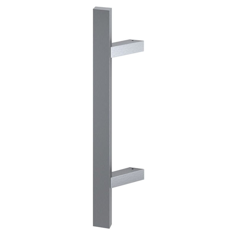 Poignée de tirage rectangulaire inox supports inclinés - Longueur (mm) : 500 - Entraxe (mm) : 300 - forlock
