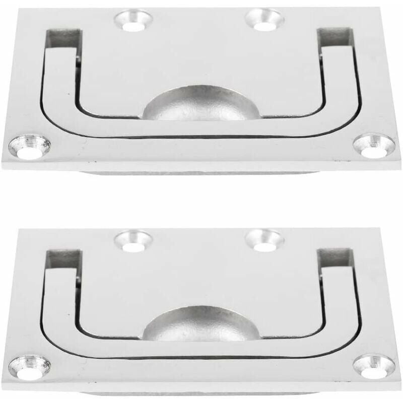 Poignée De Traction en Acier Inoxydable Fontainebleau Loquets Trappe Bateau Porte De Cabine 2pcs