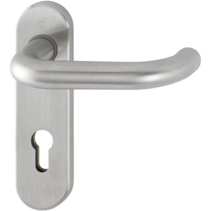 Hoppe - Ensemble porte-serrure profil, E58/353K/138ZGRT-SST F69 8 PZ-72