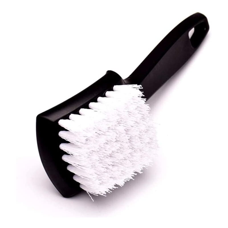 Brosse de jante de pneu brosse de nettoyage de moyeu de roue détails de roue de voiture accessoires de nettoyage noir blanc outil de nettoyage