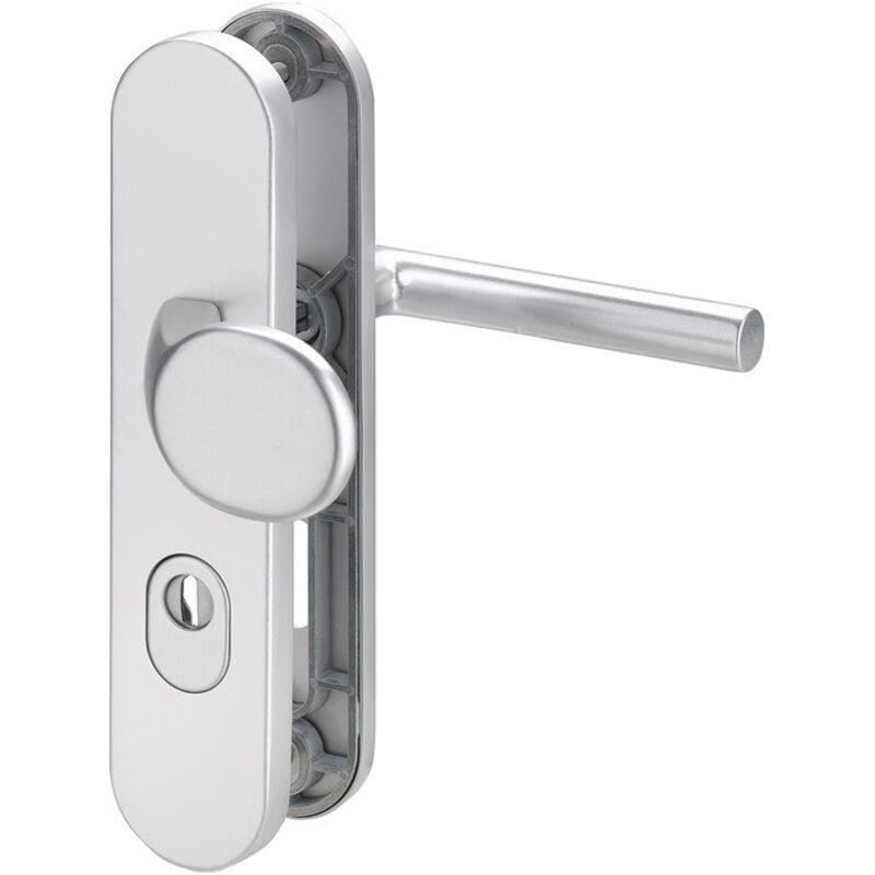 EDI - Poigné porte Logo 8745/0272 Alu.F1 72mm 35-45mm