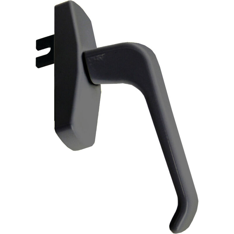 Poignée spacio simple direction perçage 84/98 ob/of finition noir Ferco G-46551-00-0-6