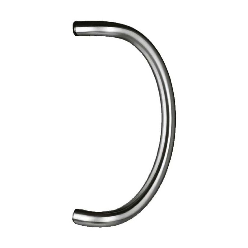 Poignée tubulaire demi-lune modèle 25 diamètre 32mm entraxe 300mm inox Normbau 2469130