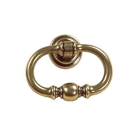 Poignée 1 attache rustique largeur 55 mm - zamak vieux bronze - 776 F