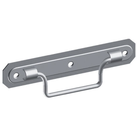Poignée à arrêt platine emboutie MONIN - MONIN Argent 160                                                                 Acier zingué