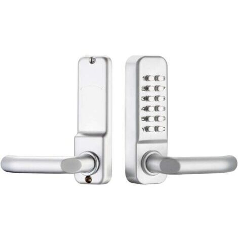 Poignée à code Serrure à code mécanique étanche, combinaison de code à 1 à 11 chiffres Mot de passe de sécurité Serrure codée Serrure de porte à combinaison mécanique sans clé pour porte de bur