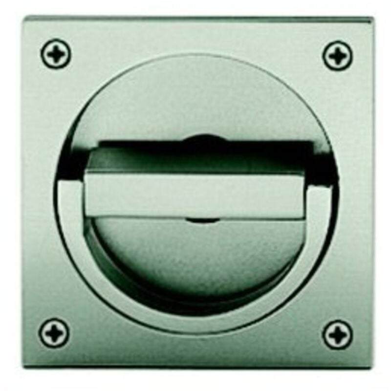 Poignée a encastrer porte galandage VK8, 0 424204,eck.Locht.Alu F1