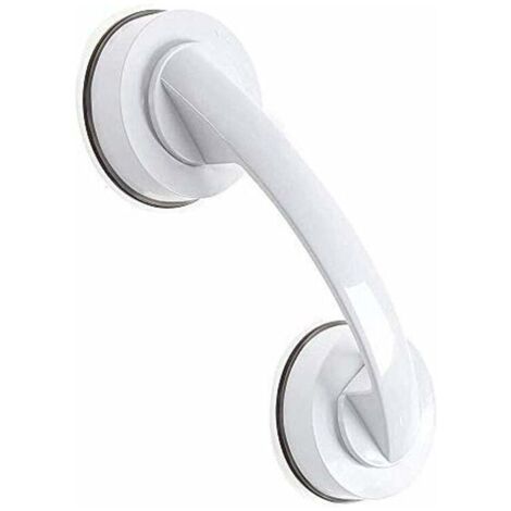 Poignée à ventouse ultra-puissante, poignée auxiliaire, raclette pour salle de bain, armoire de douche, mini-réfrigérateur (blanc)-AquaForge