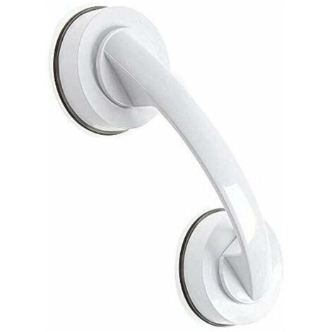 Poignée à ventouse ultra-résistante, poignée auxiliaire, tire-main pour salle de bain, armoire de douche, mini-réfrigérateur (blanc)-AquaForge