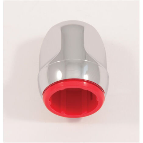 Poignée ALPHA Index chrome rouge IDEAL STANDARD