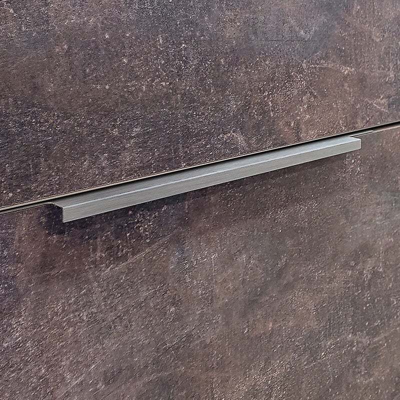 Poignée aluminium - Décor : Inox brossé - Longueur : 997 mm Itar