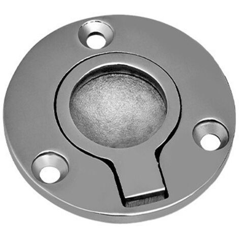 Poignée annulaire ronde en acier inoxydable, verrou de sol, boucle de sol, accessoires pour camping-cars et bateaux, poignée encastrée ronde en acier inoxydable de 50 mm pour couvercle de trappe