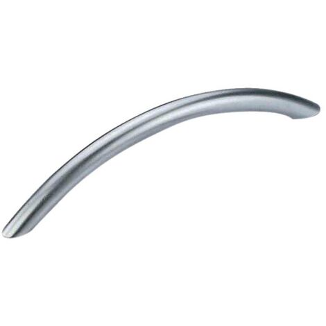 Poignée anse entraxe 128 mm diamètre 10 mm acier finition chromé mat