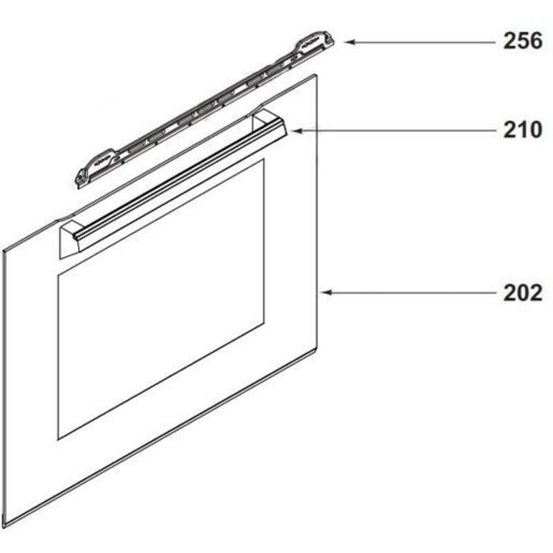 Poignee Assemblee Rep 210 AS0033102 Pour four