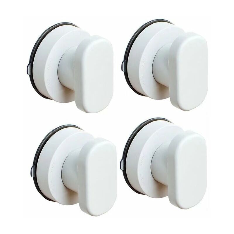 Poignée auxiliaire polyvalente pour porte et fenêtre blanc 4pcs