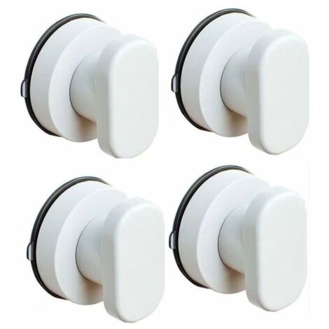Poignée auxiliaire polyvalente pour porte et fenêtre blanc 4pcs