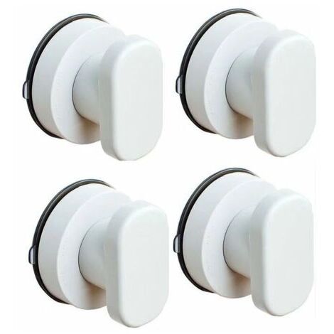 Poignée auxiliaire polyvalente pour porte et fenêtre blanc 4pcs