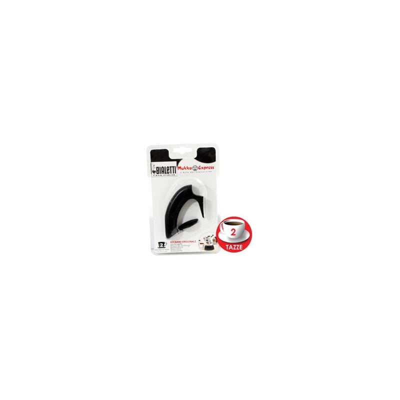 Bialetti - Poignée avec bouton et 2 vis pour Mukka 2 tasses