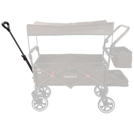 Poignée avec tige Marron - FUXTEC - chariot Premium Cruiser