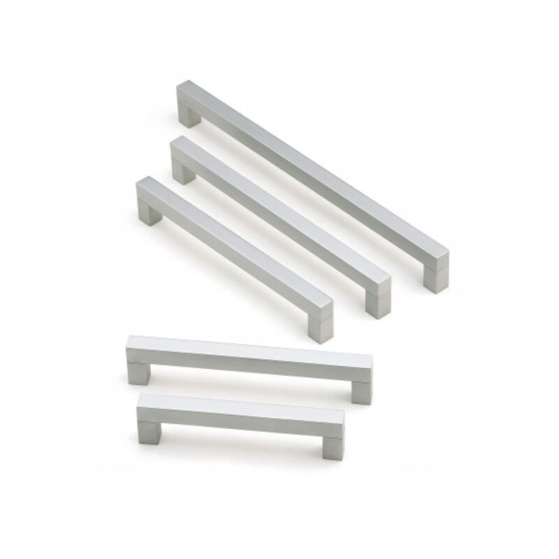 Poignée Alustyle 7020 - talla Aluminium. 462x14x35mm. Entraxe 448mm.