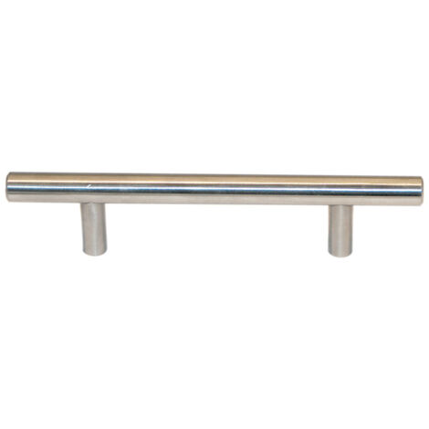 Poignée barre de diamètre 12mm entraxe 160mm finition en inox brossé CADAP 00498L 72S