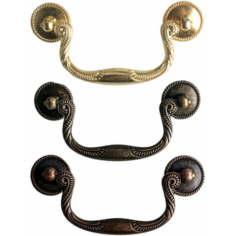 Poignée Bâton de Tiroir Rétro Poignées Porte Meuble avec Vis Poignee Tiroir pour Armoire Commode Tiroir Placard