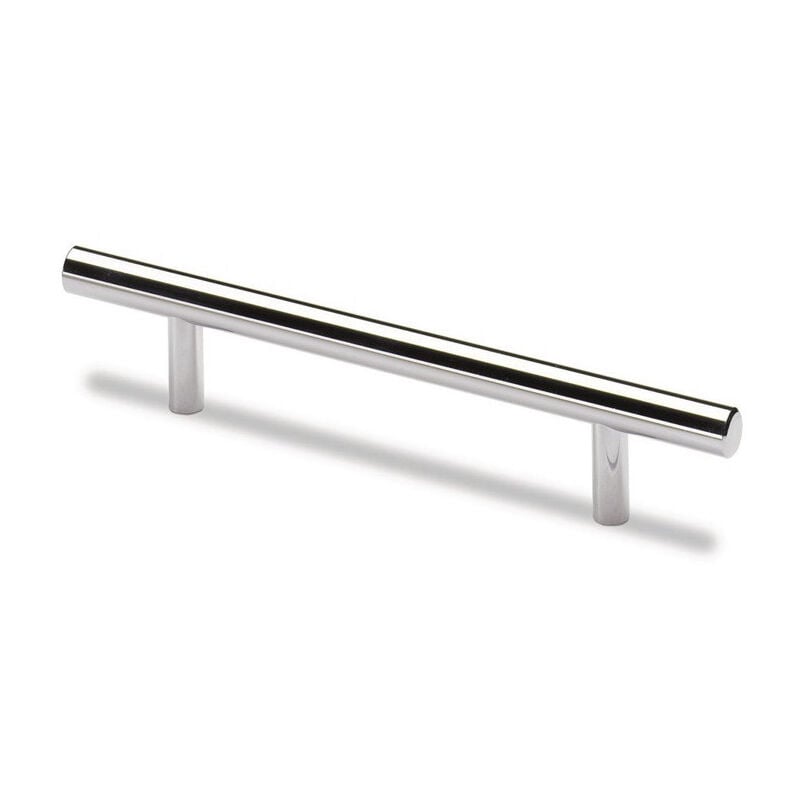Hettich - Poignée meuble Hale Acier chromé poli 288mm D.12mm