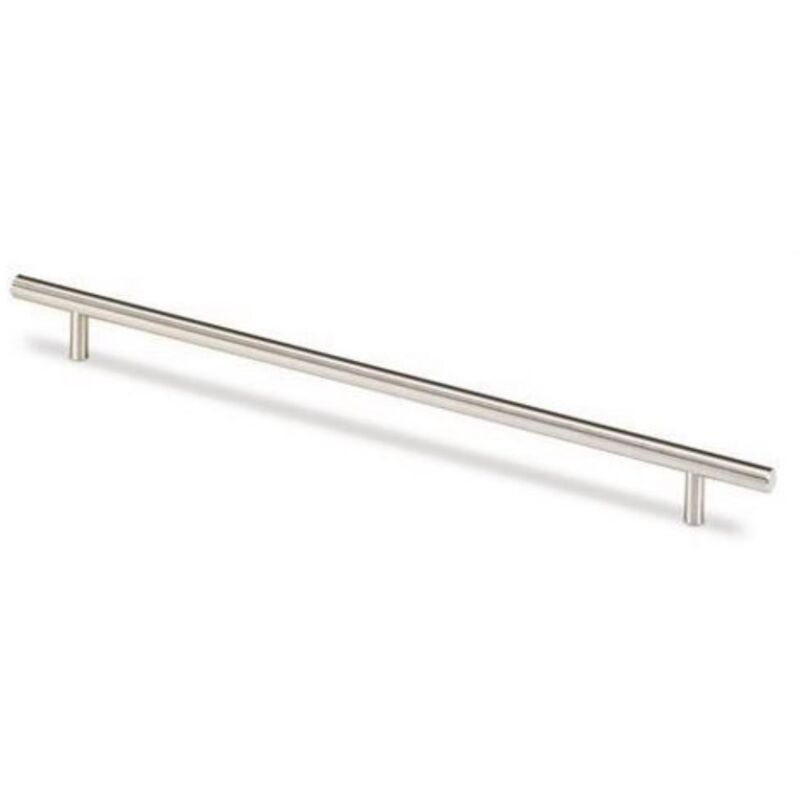Poignée meuble Salvia Inox brossé 288mm D.12mm Hettich