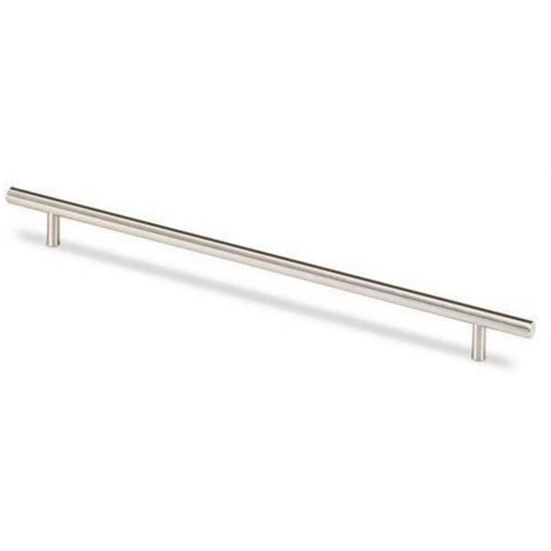 Poignée meuble Salvia Inox brossé 224mm D.10mm Hettich