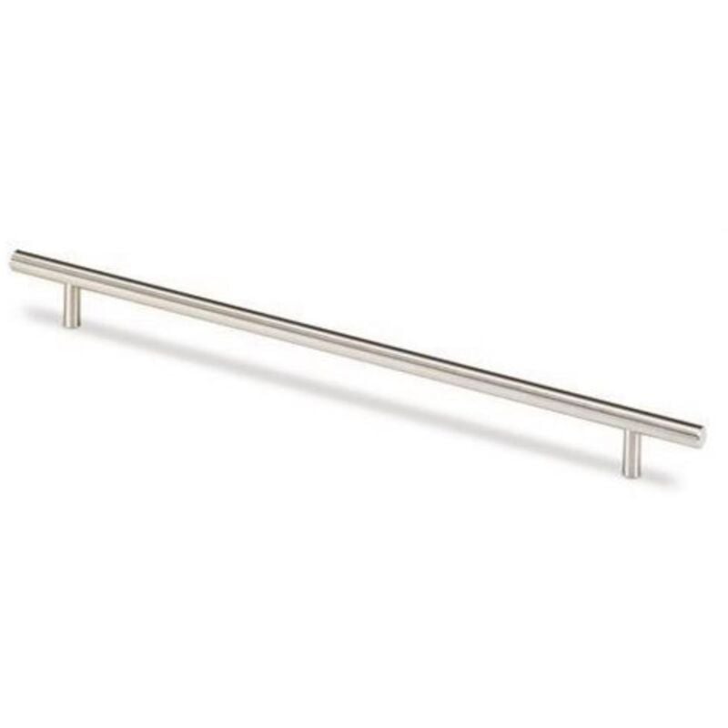 Poignée meuble Salvia Inox brossé 480mm D.12mm HETTICH