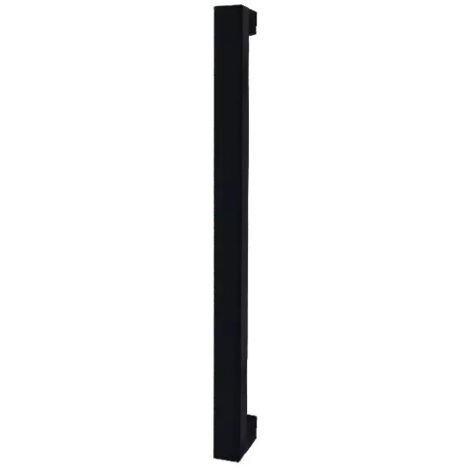 POIGNEE BATTANTE COSMOS NOIRE RETANGULAIRE 19X22MM LOG 425MM